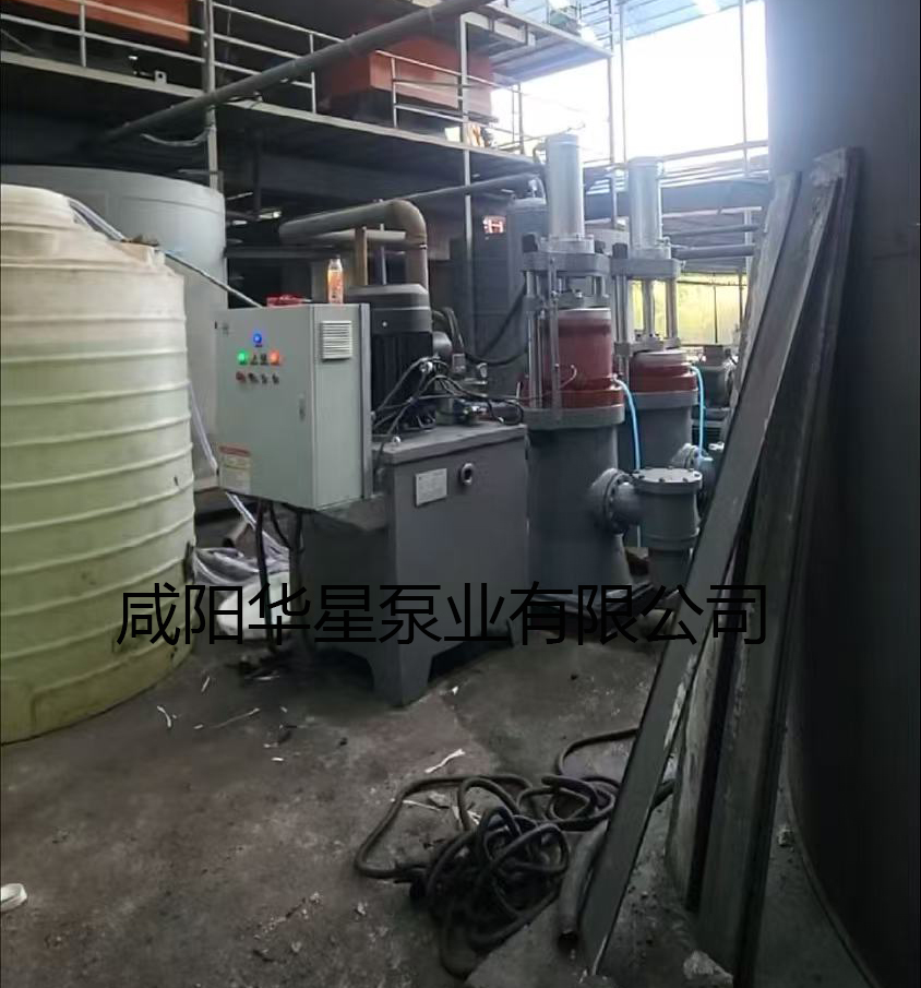 貴州洗煤廠使用YBH500柱塞泵現(xiàn)場(chǎng)